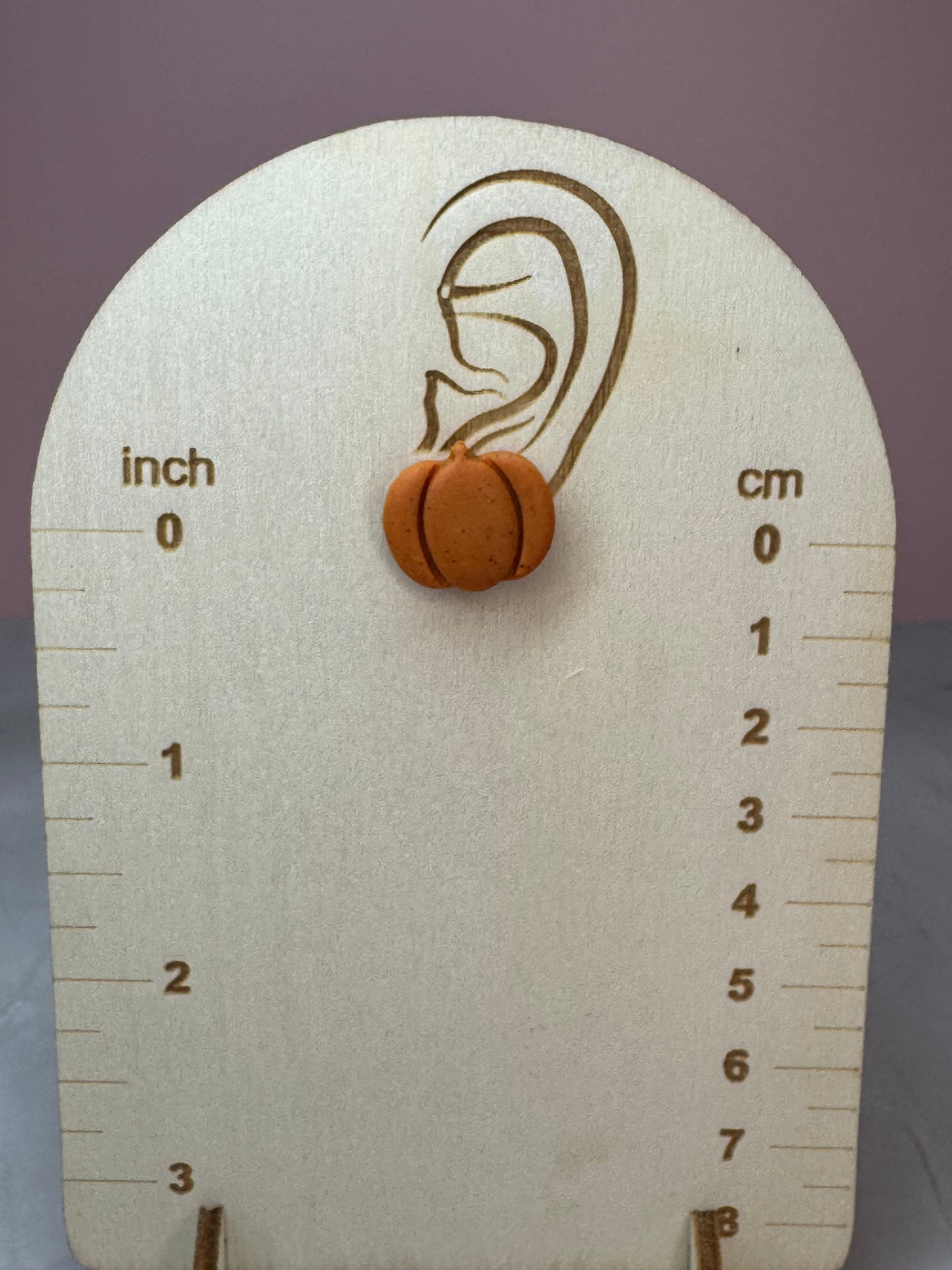 Pumpkin Stud Earrings- Pumpkin Pie Scent