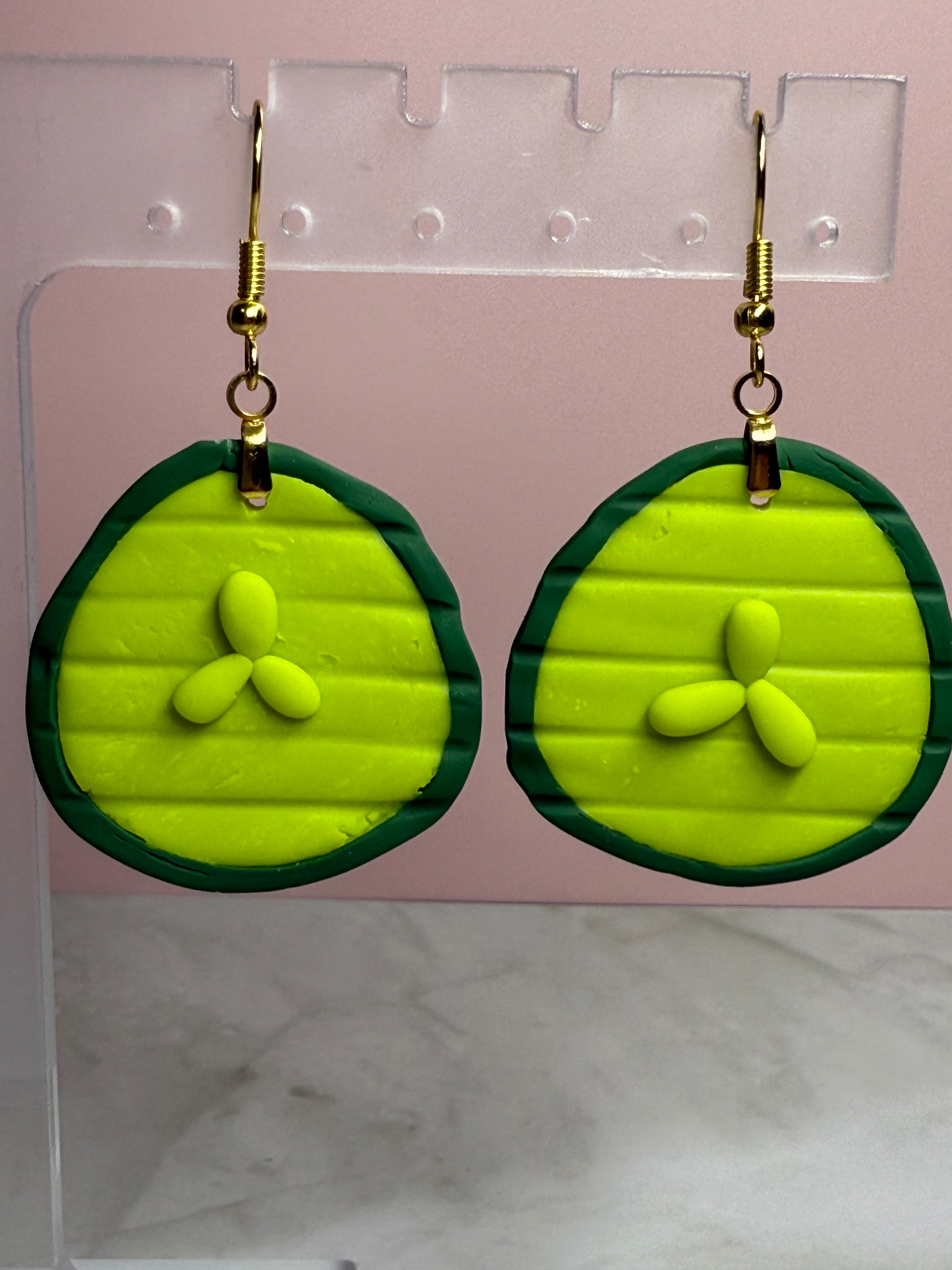 Pickle Earrings in Gold