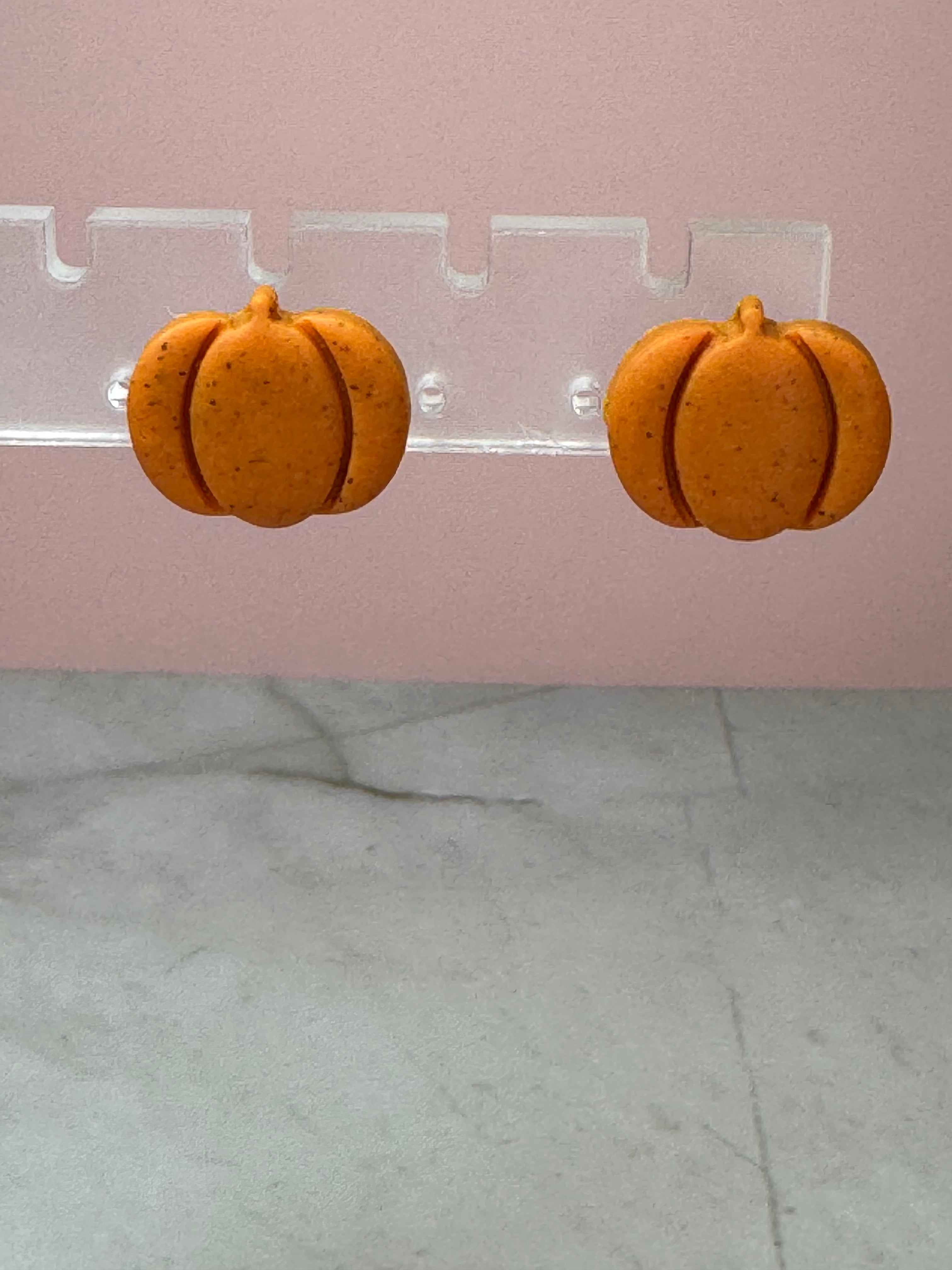 Pumpkin Stud Earrings- Pumpkin Pie Scent